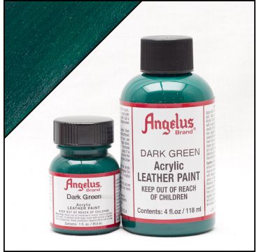 Pintura para cuero de Angelus, verde oscuro