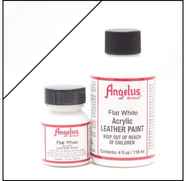 Pintura para cuero de Angelus, blanco mate