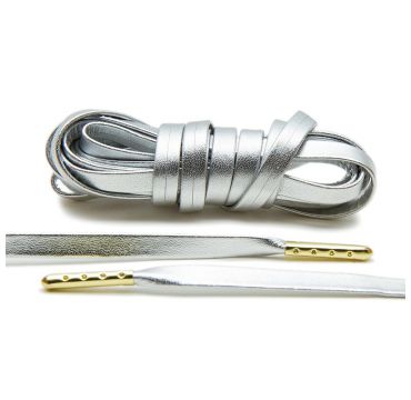 Laces luxury leather silver/gold plated