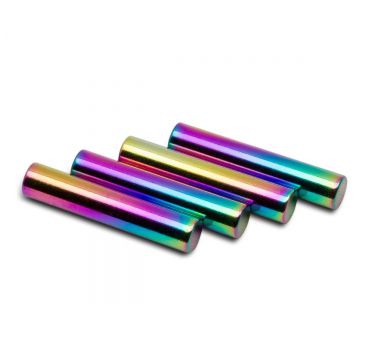 Metal aglets neo chrome cylinder