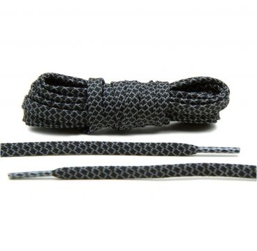 Laces reflective 1.0 black flat