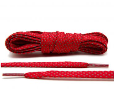 Laces reflective 2.0 red flat